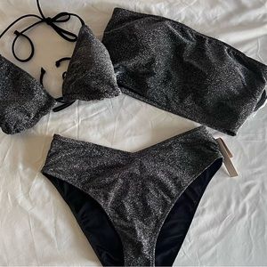 Victoria's Secret PINK Shimmer Bikini Bundle NWT